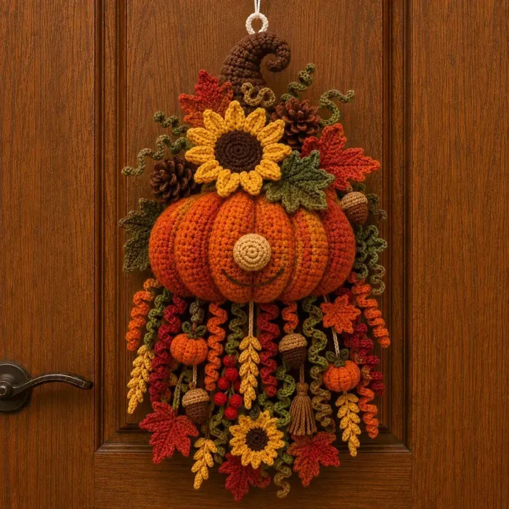 CraftBloom – Seasonal 3D Crochet Door Hanger Kit