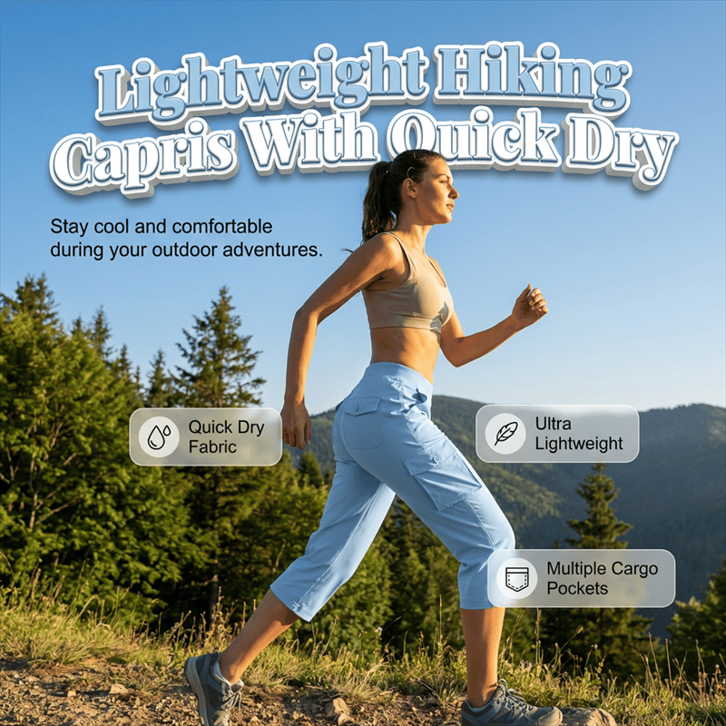 TerraMove – Multi-Pocket Travel Capris