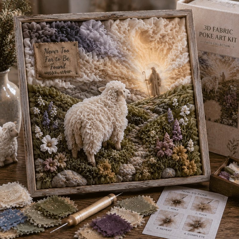 FaithCraft – 3D Christian Fabric Poke Art Kit