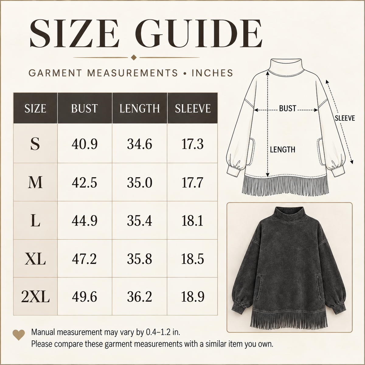 CanyonBelle – Women's Oversized Fringe Sweatshirt Dress