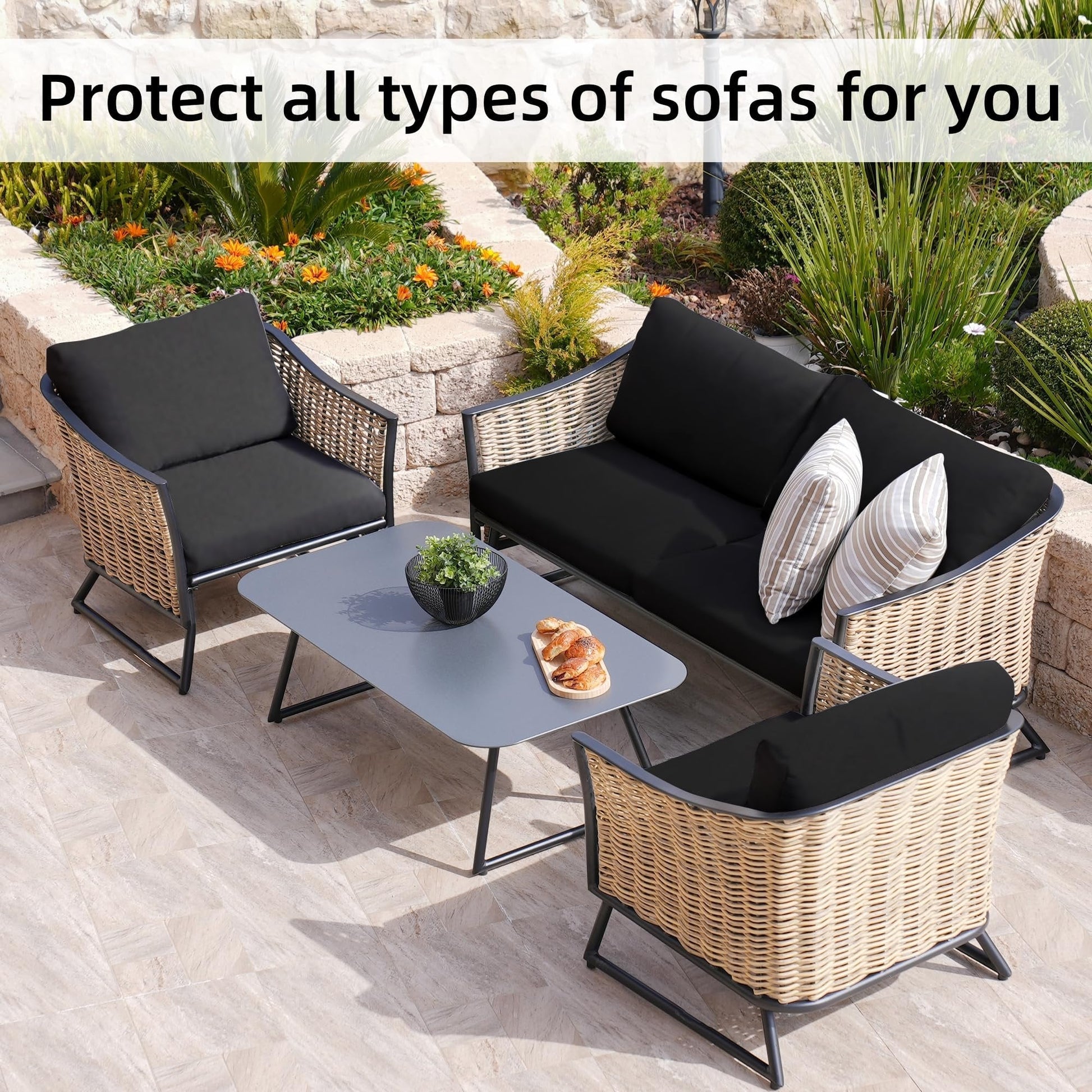 CushionLuxe – Stretch Sofa & Outdoor Cushion Covers