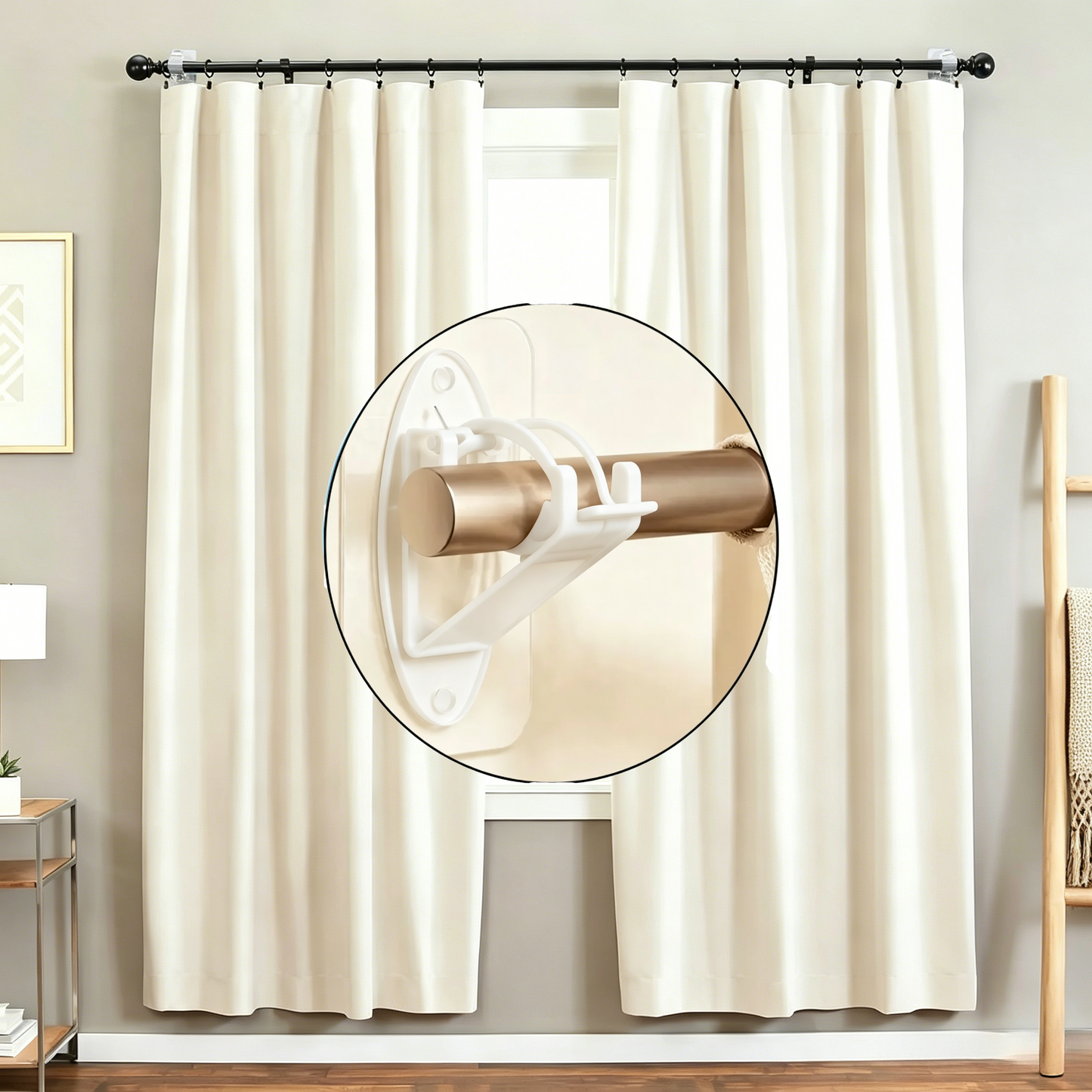 HoldMate – Damage-Free Curtain Bracket System
