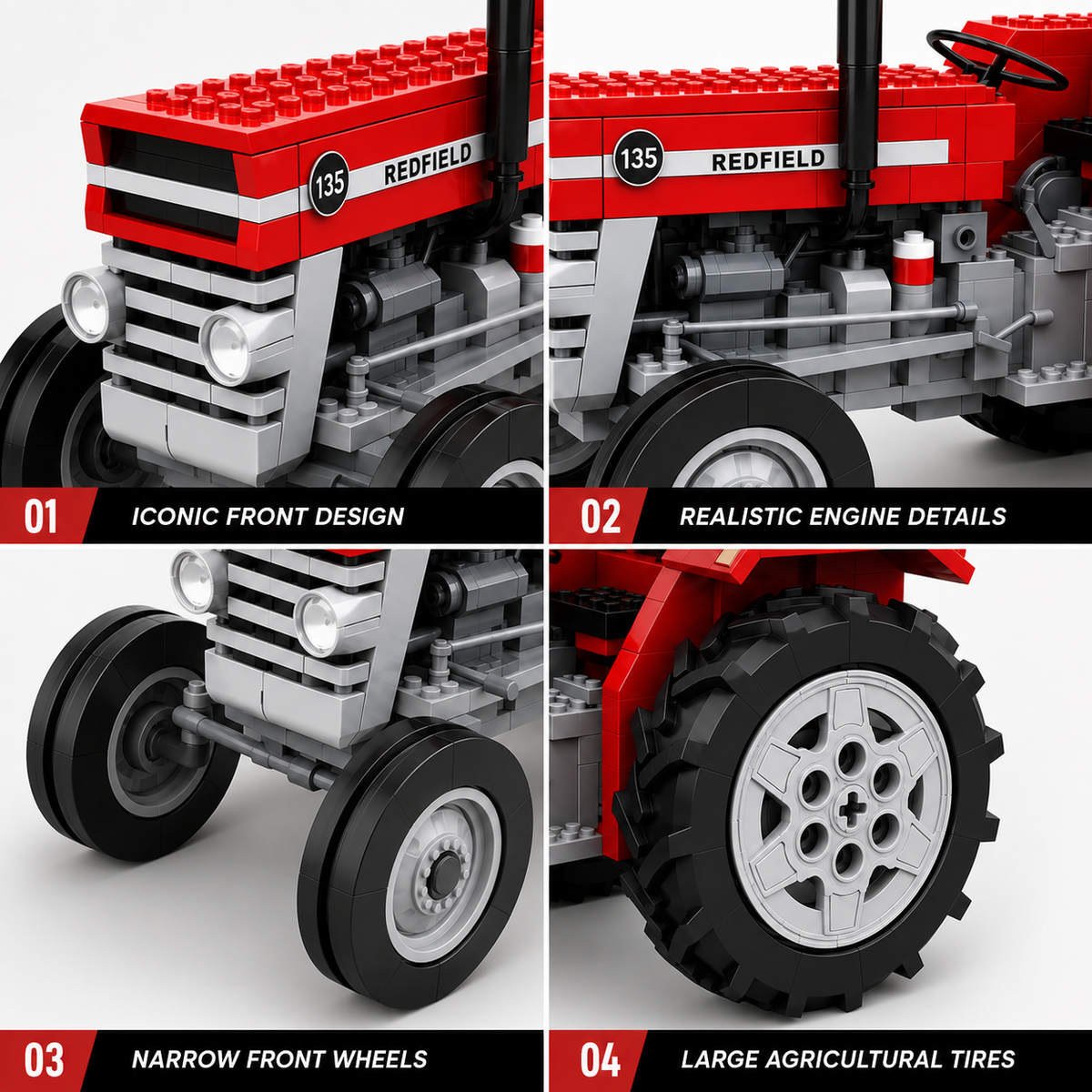 FieldMaster – Classic Agricultural Tractor Model Kit