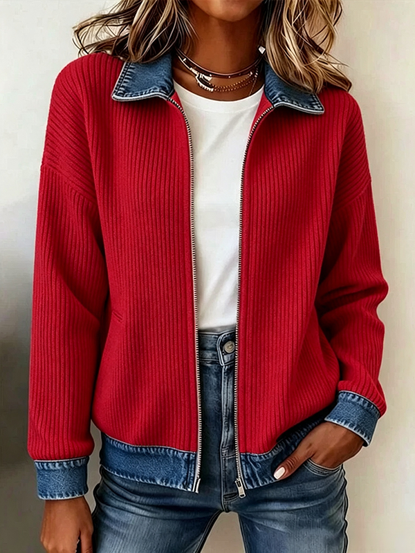 ComfyCove – Everyday Textured Knit Jacket