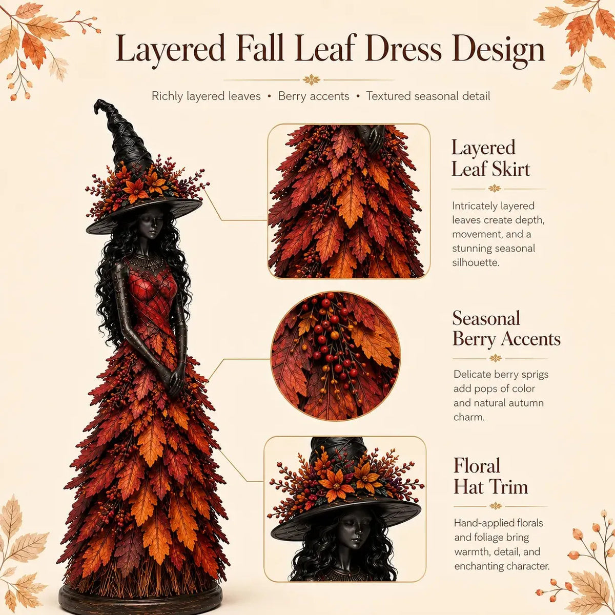 SpellHarvest – Enchanted Fall Witch Decor
