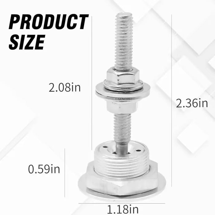 LatchForge – 4-Piece Aluminum Quick-Release Lock Latches