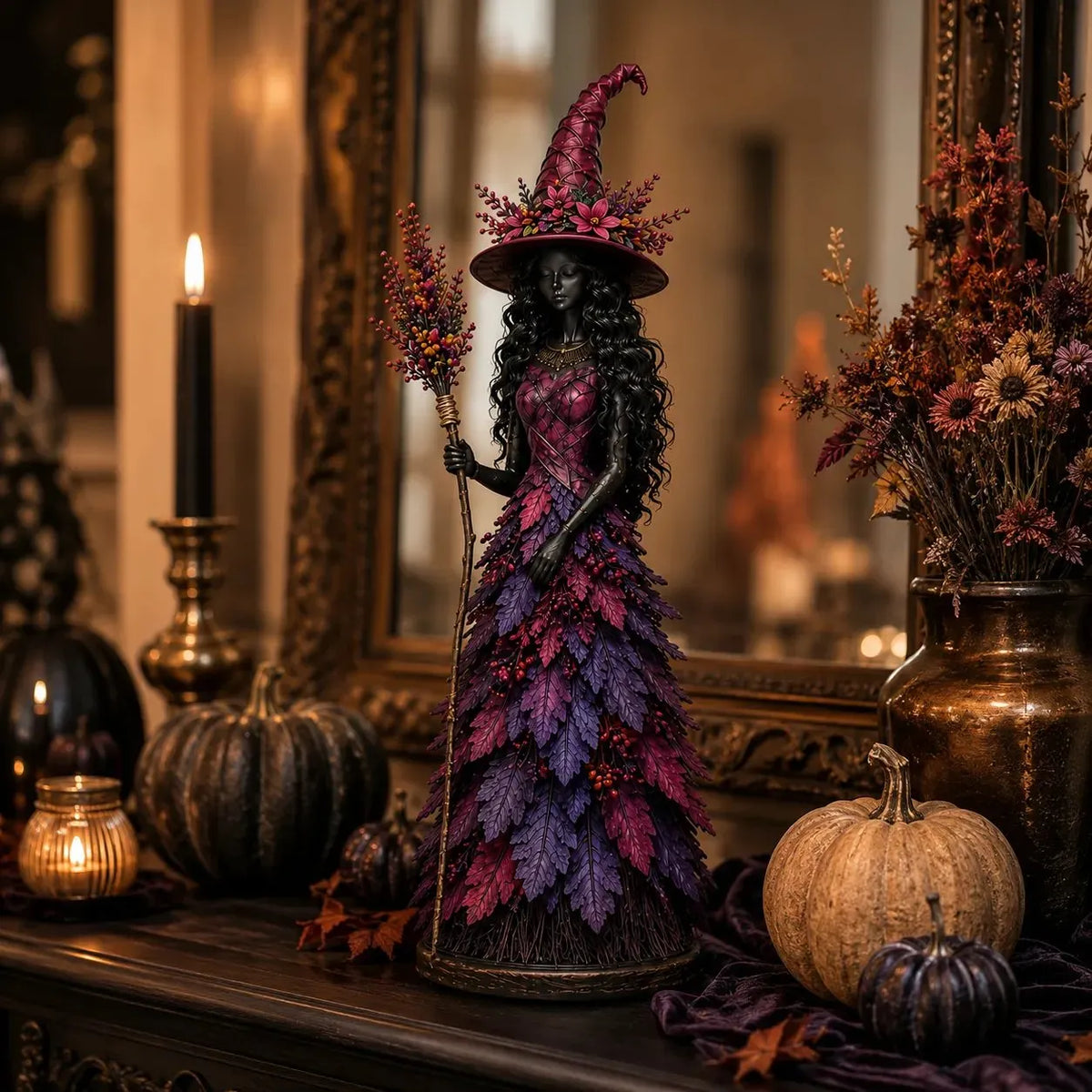 SpellHarvest – Enchanted Fall Witch Decor
