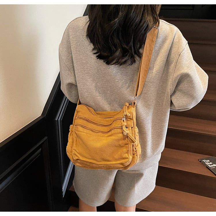 RusticCarry – Washed Canvas Shoulder Messenger Bag
