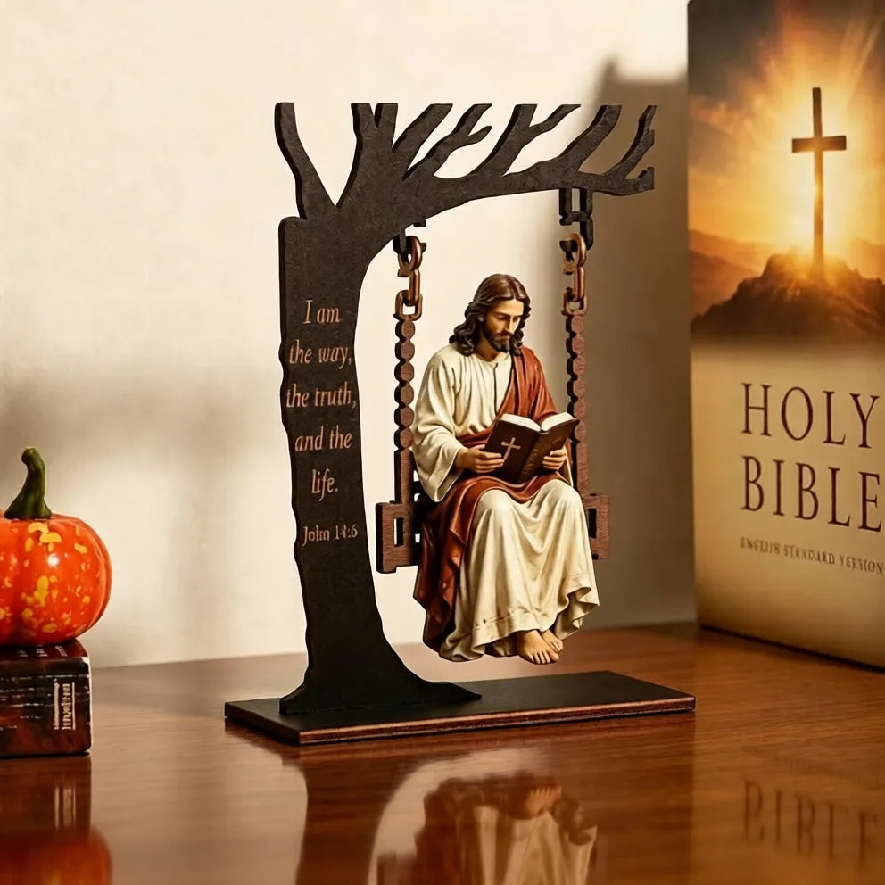 BlessedBranch – Jesus Under The Tree Ornament