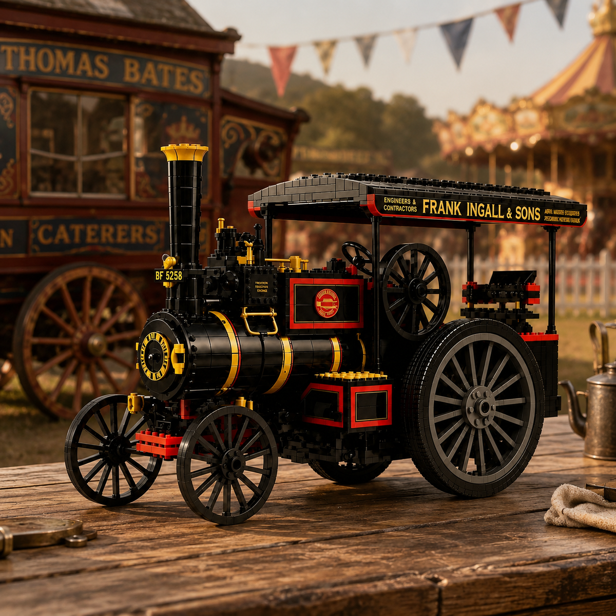 SteamLegacy – 1876 Agricultural Engine Building Set