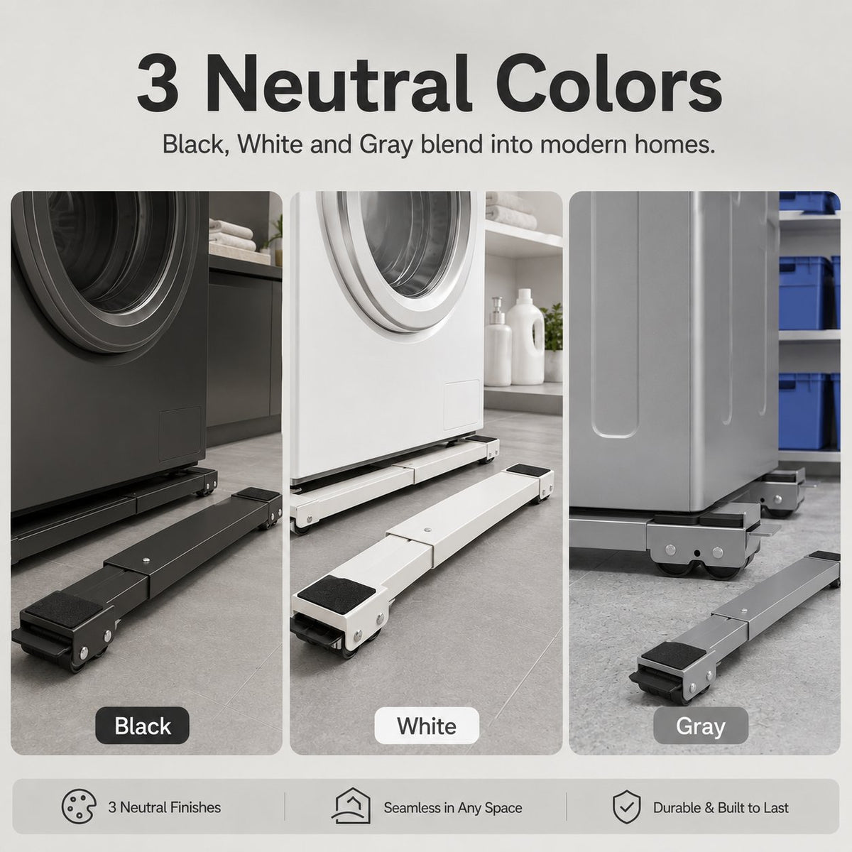 MoveMate – Adjustable Heavy-Duty Appliance Roller Base