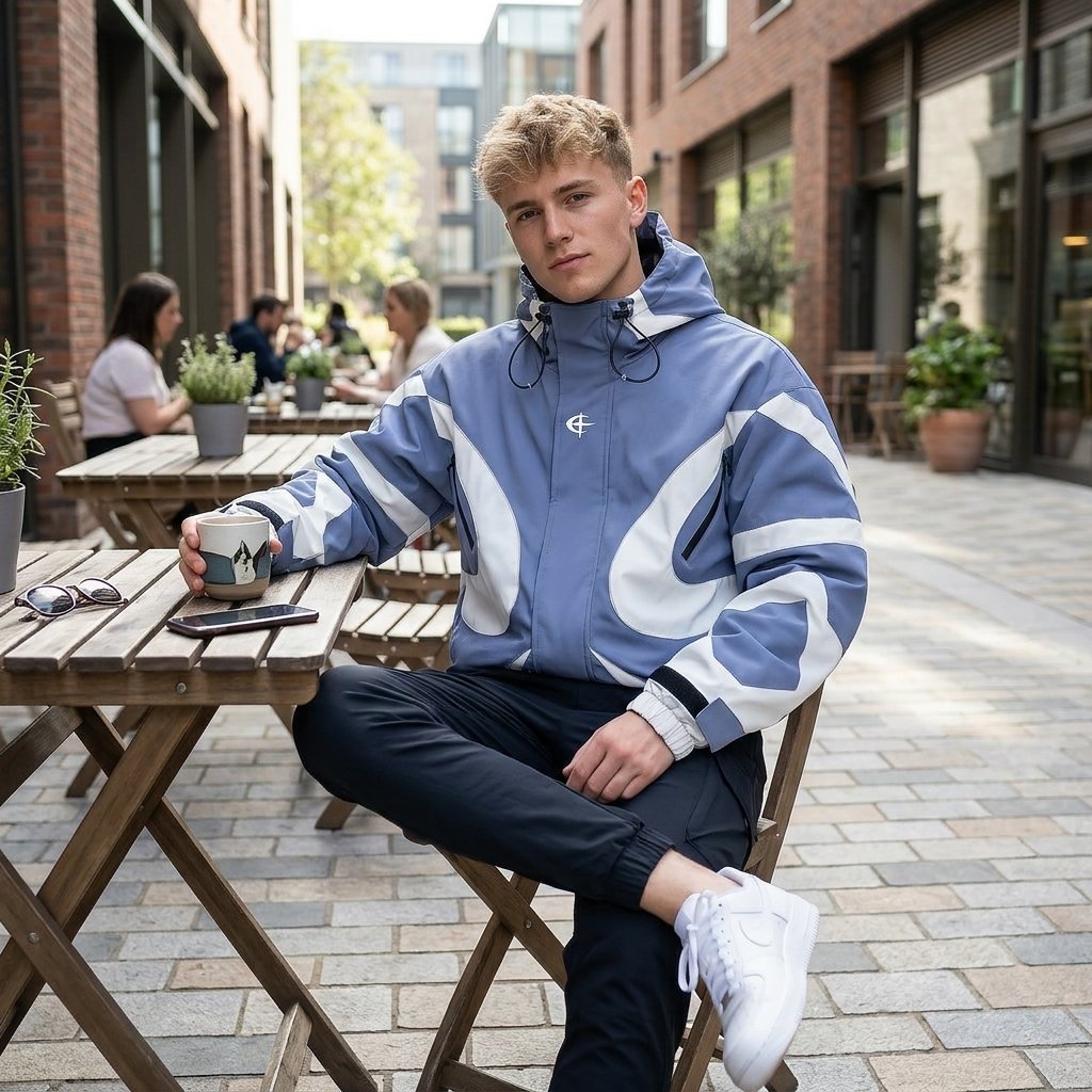 FluxGuard – Futuristic Urban Performance Windbreaker