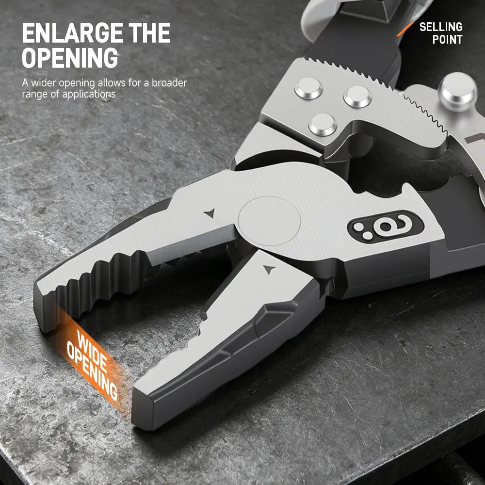 GripForge – 9-Inch Industrial Ratchet Self-Locking Pliers