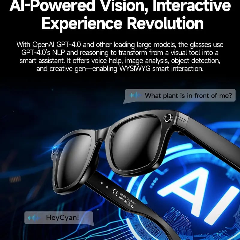 VoxVision – Smart AI Camera Glasses With Voice Assistant