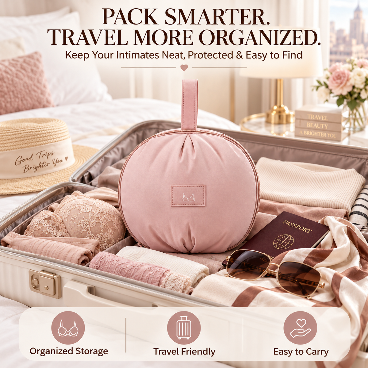 LugaVelle – Travel Lingerie Organizer Bag