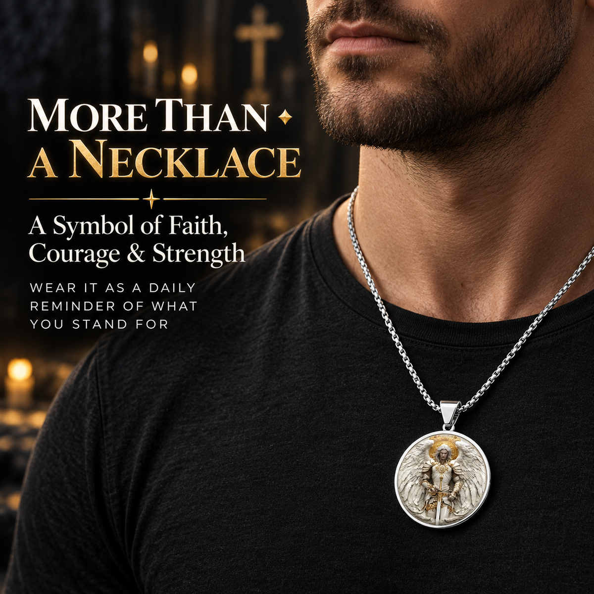 GuardianSoul – Angel Warrior Men’s Necklace