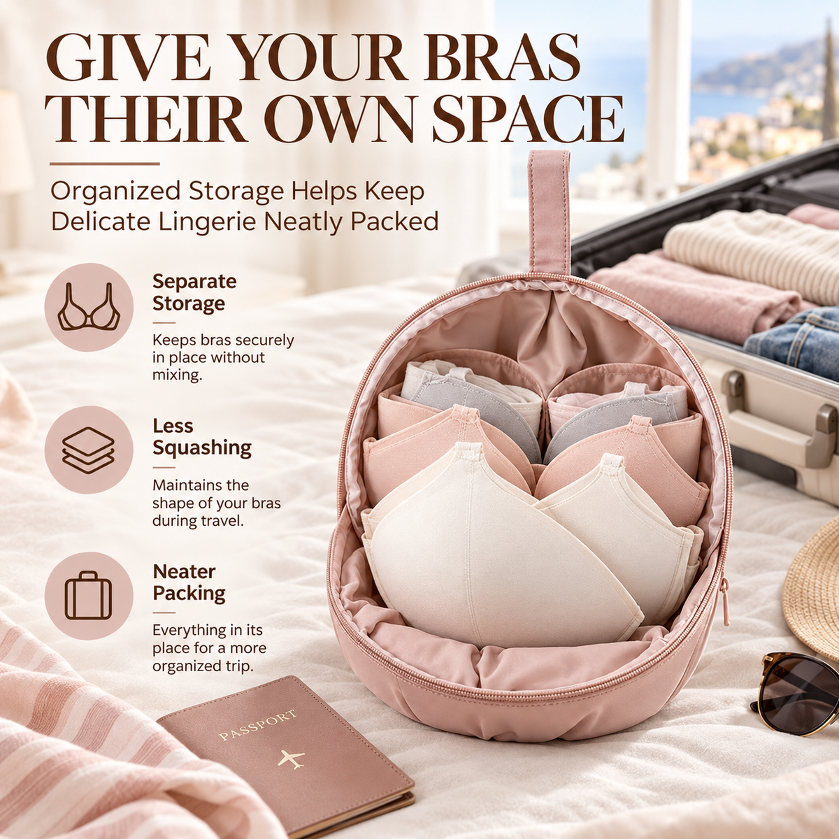 LugaVelle – Travel Lingerie Organizer Bag