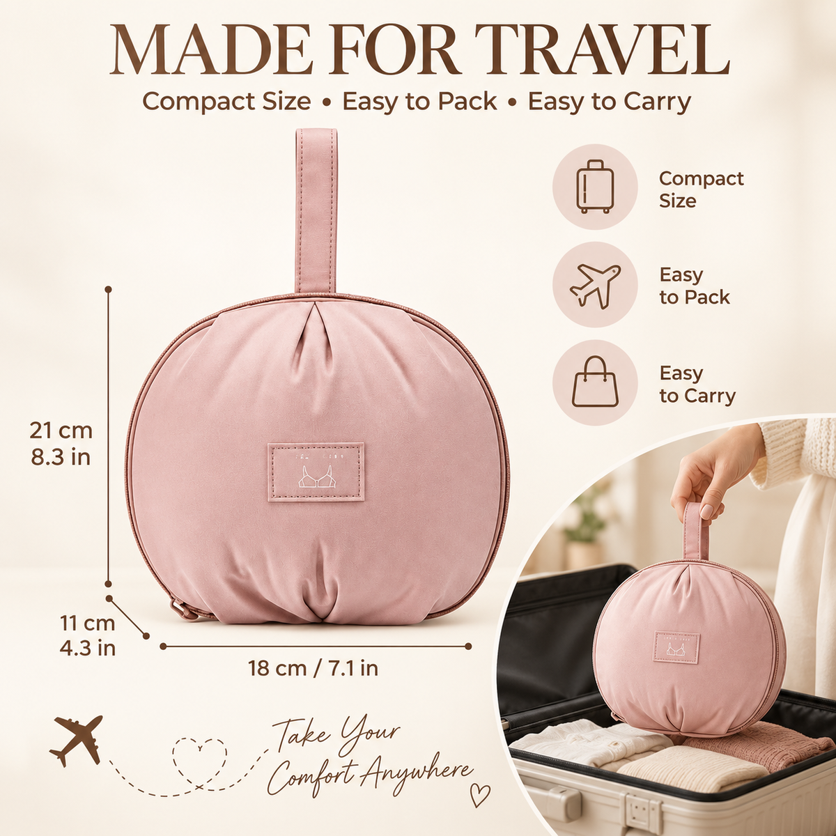 LugaVelle – Travel Lingerie Organizer Bag