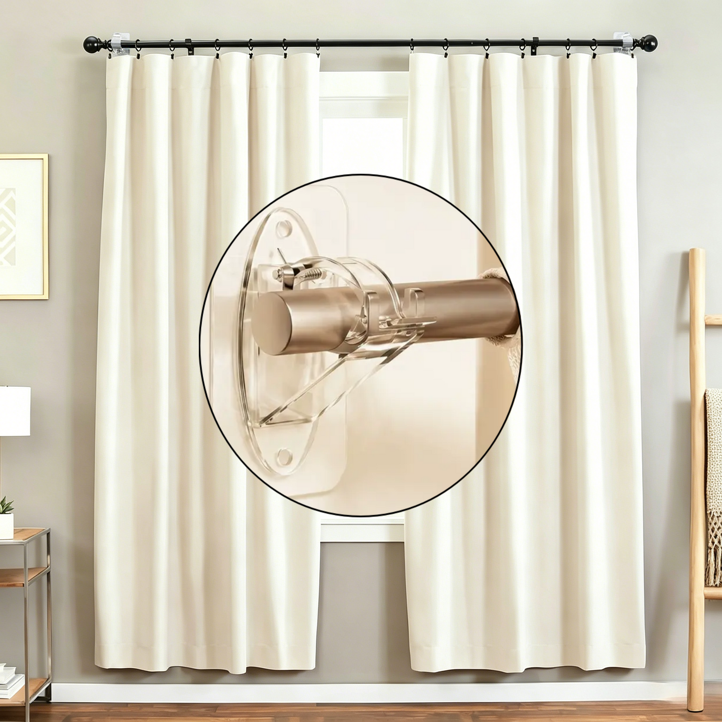 HoldMate – Damage-Free Curtain Bracket System