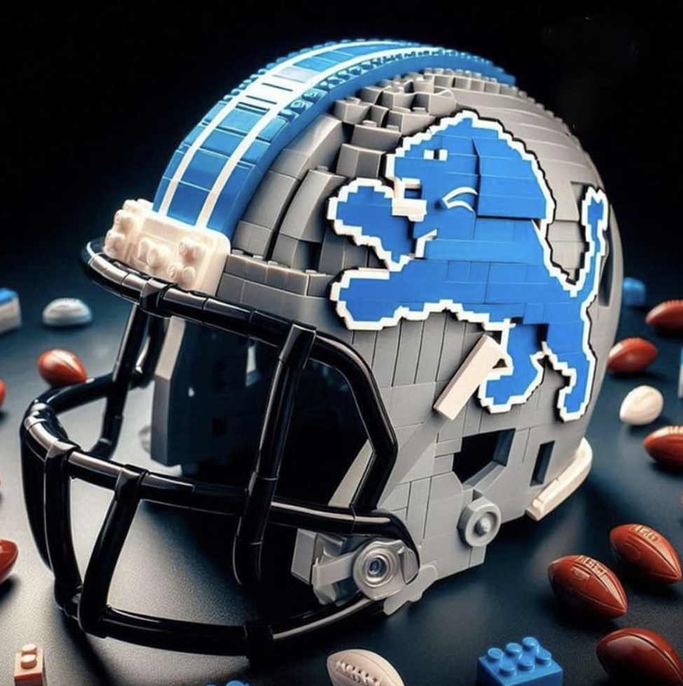 TouchdownBuild – NFL Team Helmet Brick Kit
