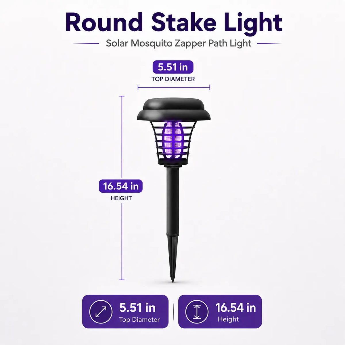 PestBeam – Solar Outdoor Insect Zapper Light