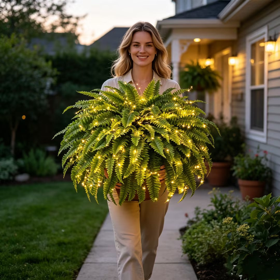 GreenCascade – Full Artificial Boston Fern Bush