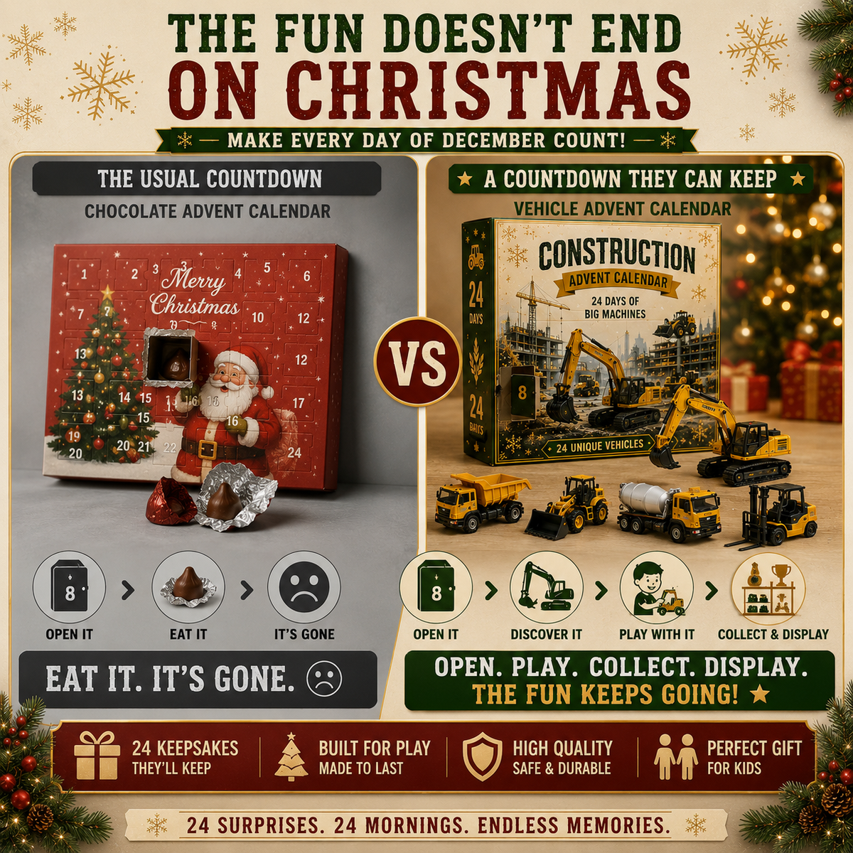 WonderWheels – 24-Day Vehicle Christmas Calendar