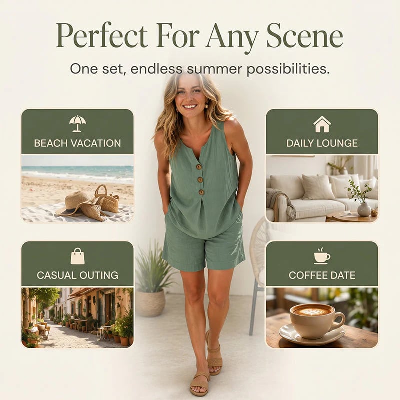LunaLuxe – Soft-Fit Wide-Leg Two-Piece Set