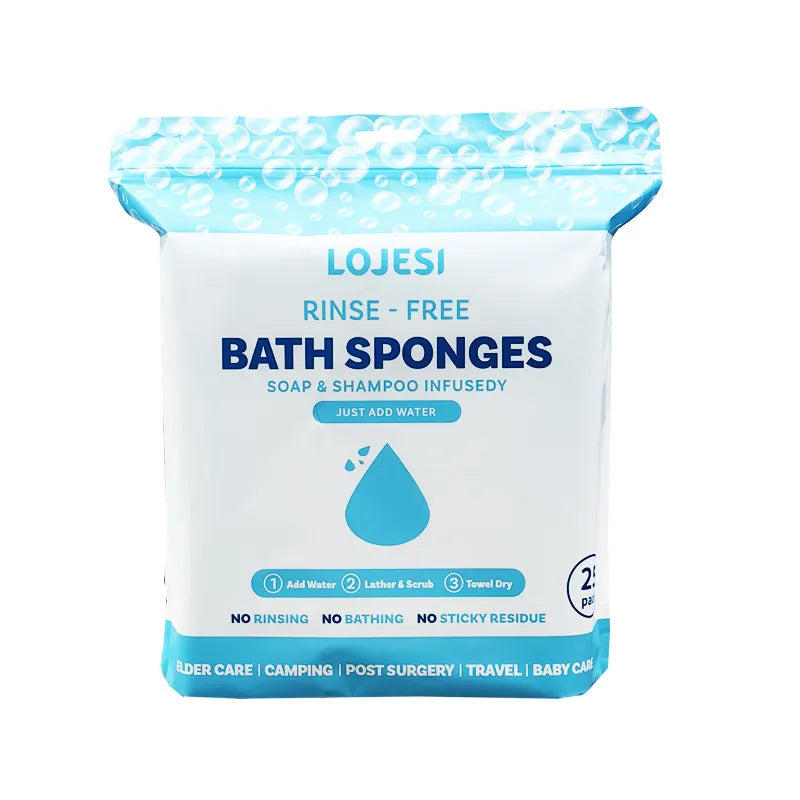 AquaEase – Water-Activated Bathing Wipes