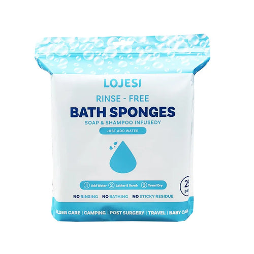 AquaEase – Water-Activated Bathing Wipes