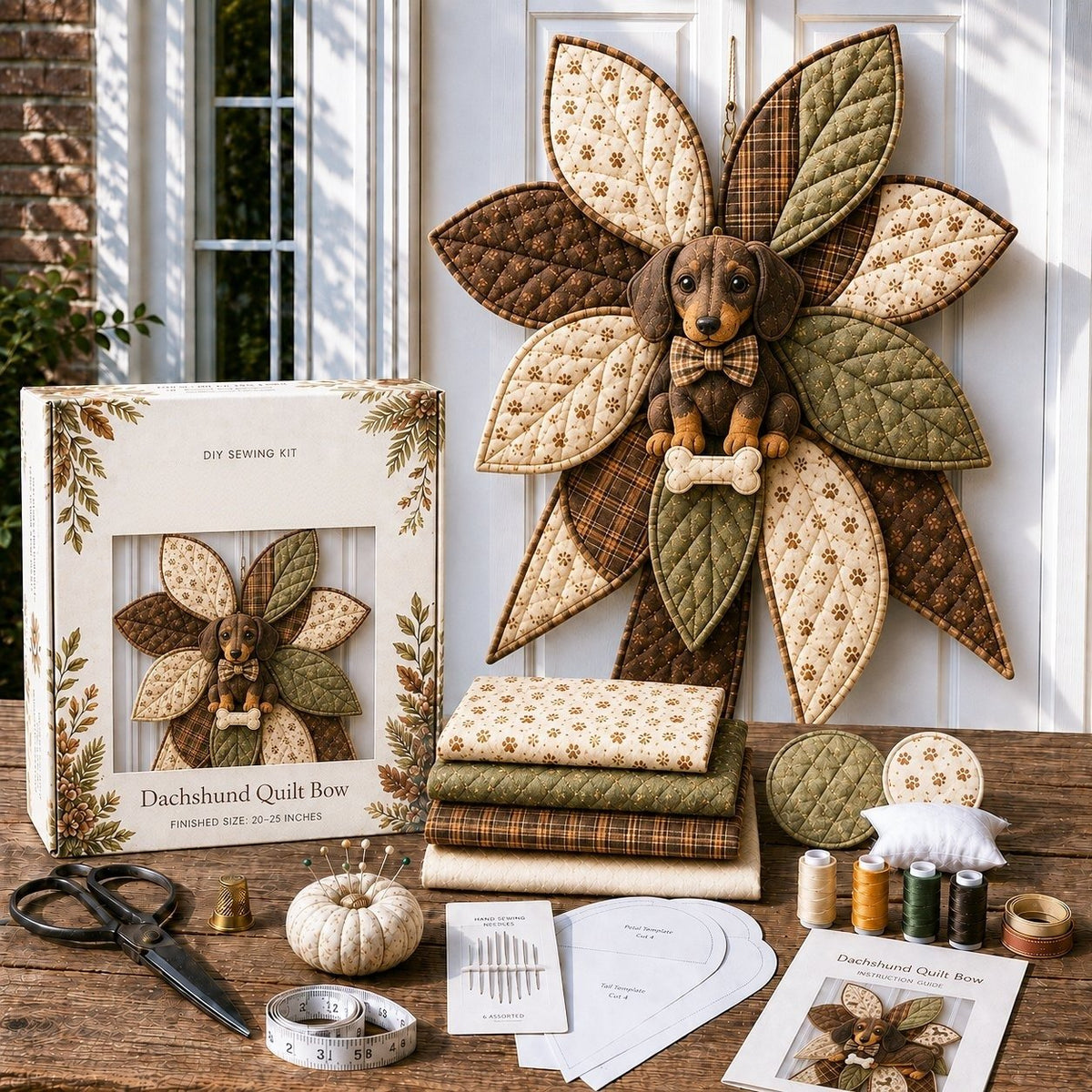 PrettyLoops – Oversized Quilted Bow Craft Kit