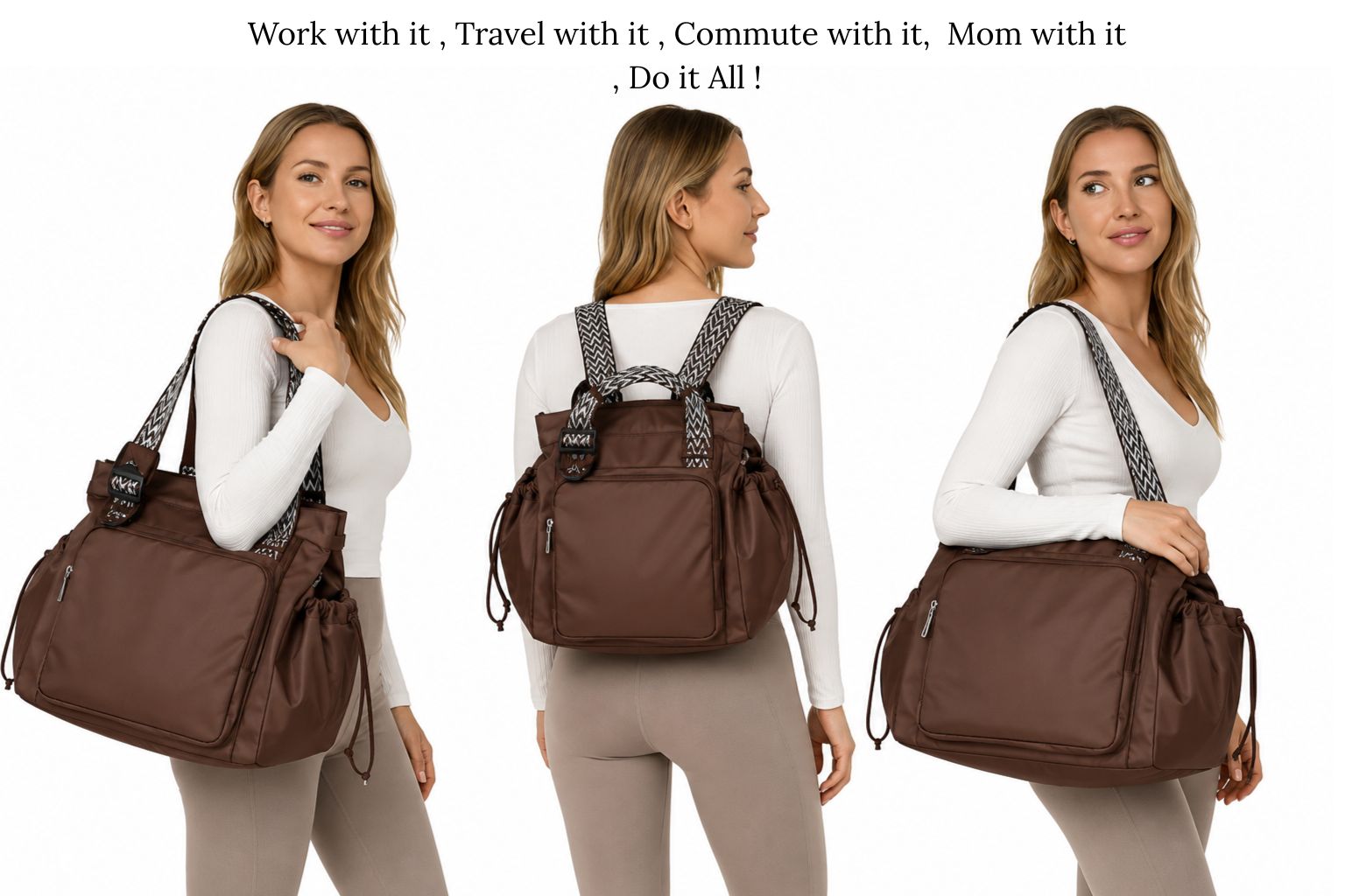 PackFlex – Convertible Laptop Tote & Backpack