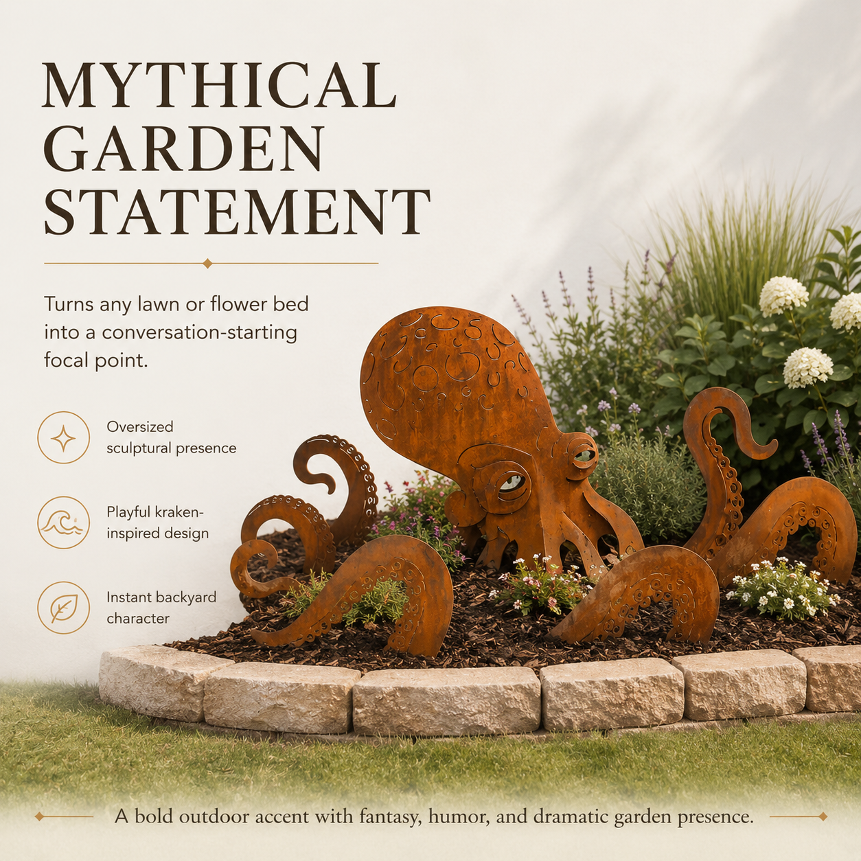 TentacleTitan - Kraken Garden Display