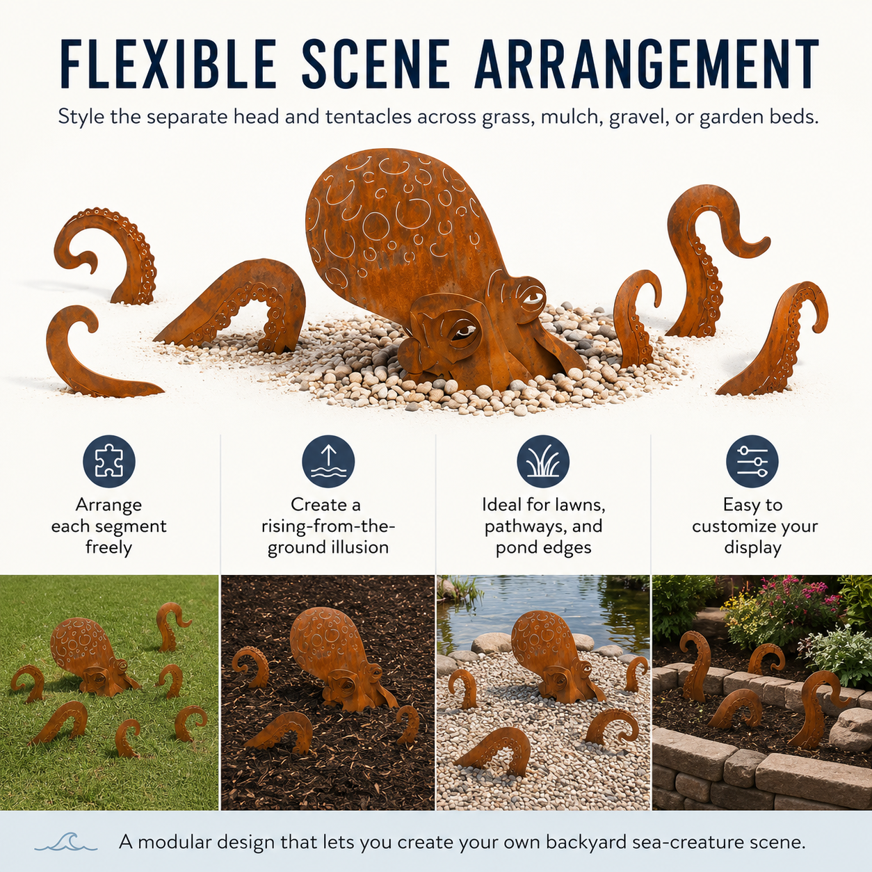 TentacleTitan - Kraken Garden Display