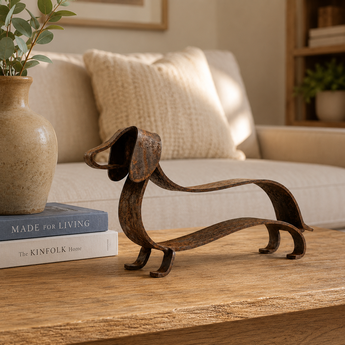 RustyDox – Rustic Dachshund Decorative Statue