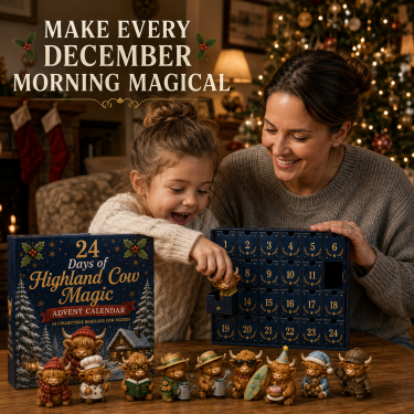 HighlandHerd – 24-Day Collectible Cow Advent Calendar
