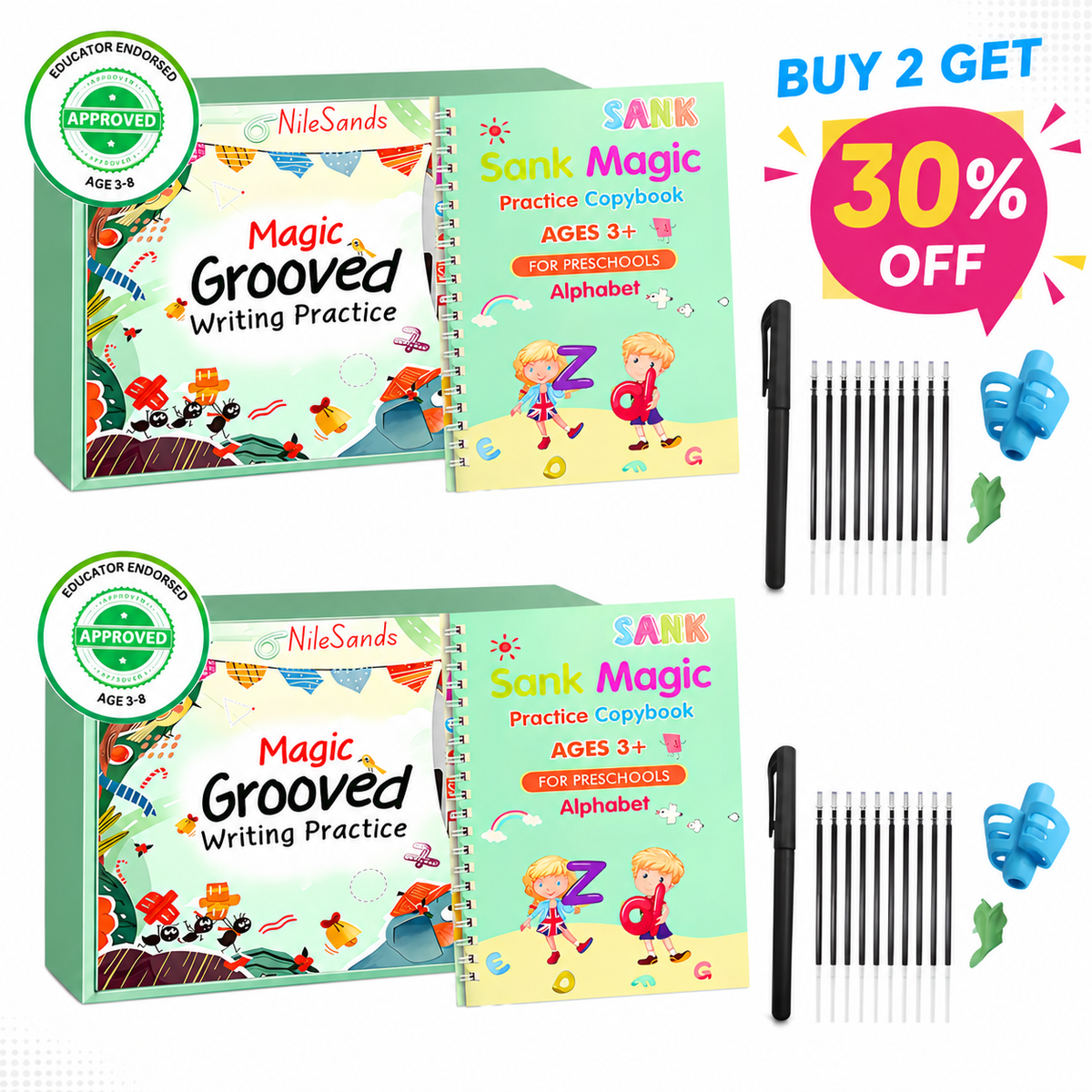 MagicScript – Reusable Children’s Writing Copybooks
