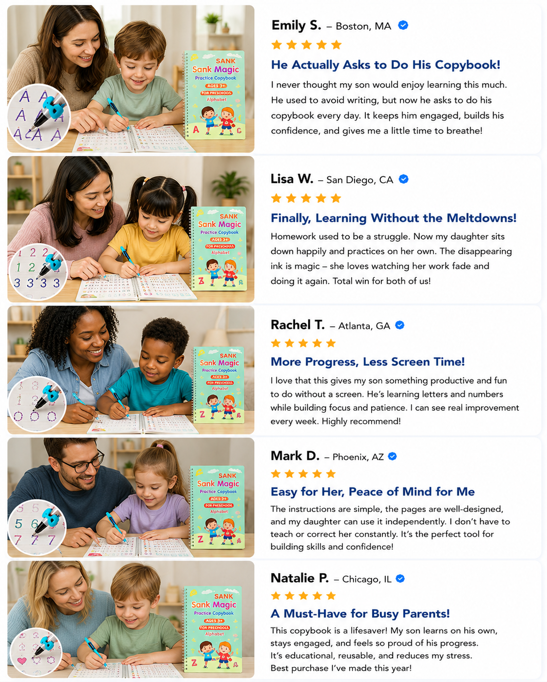 MagicScript – Reusable Children’s Writing Copybooks