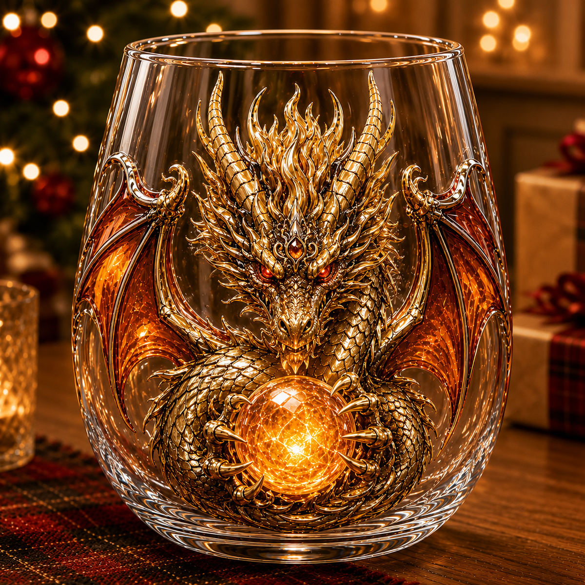 DragonRealm – Fantasy Dragon Whiskey & Cocktail Glass