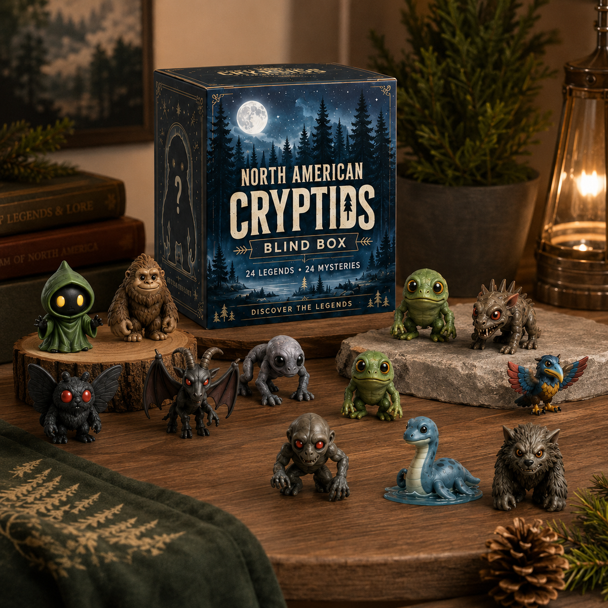 NorthAmerican  – Cryptids 24-Piece Blind Box Collection