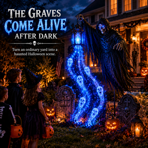 NightReaper – Solar-Powered Halloween Outdoor Display