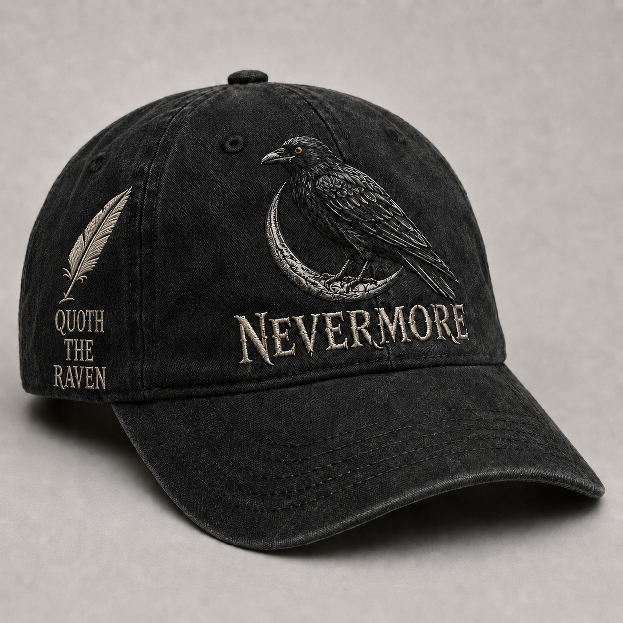 RavenMyst – Gothic Bird Lover Baseball Cap