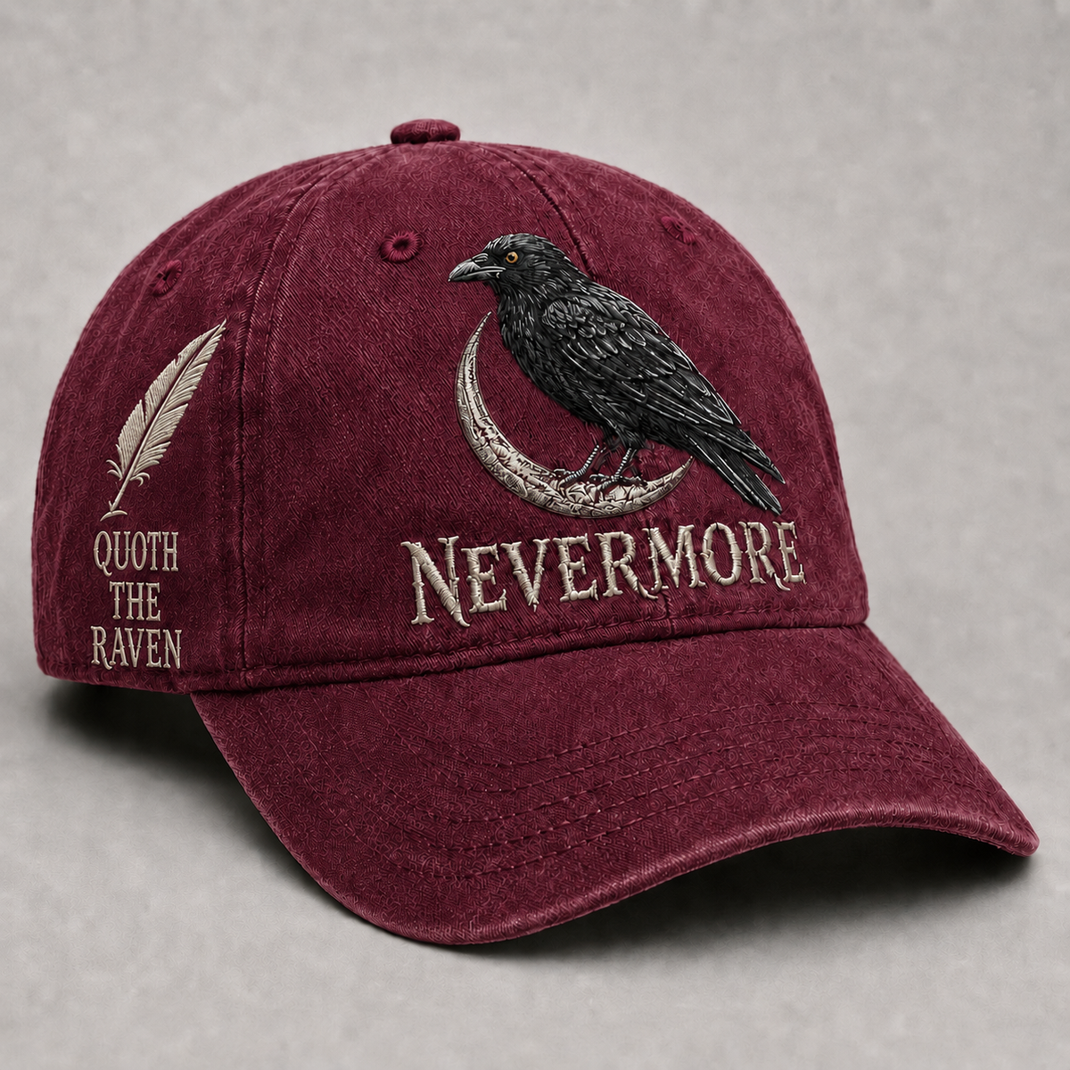 RavenMyst – Gothic Bird Lover Baseball Cap