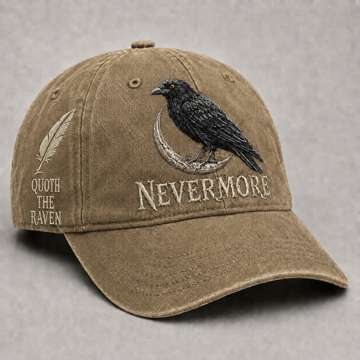 RavenMyst – Gothic Bird Lover Baseball Cap
