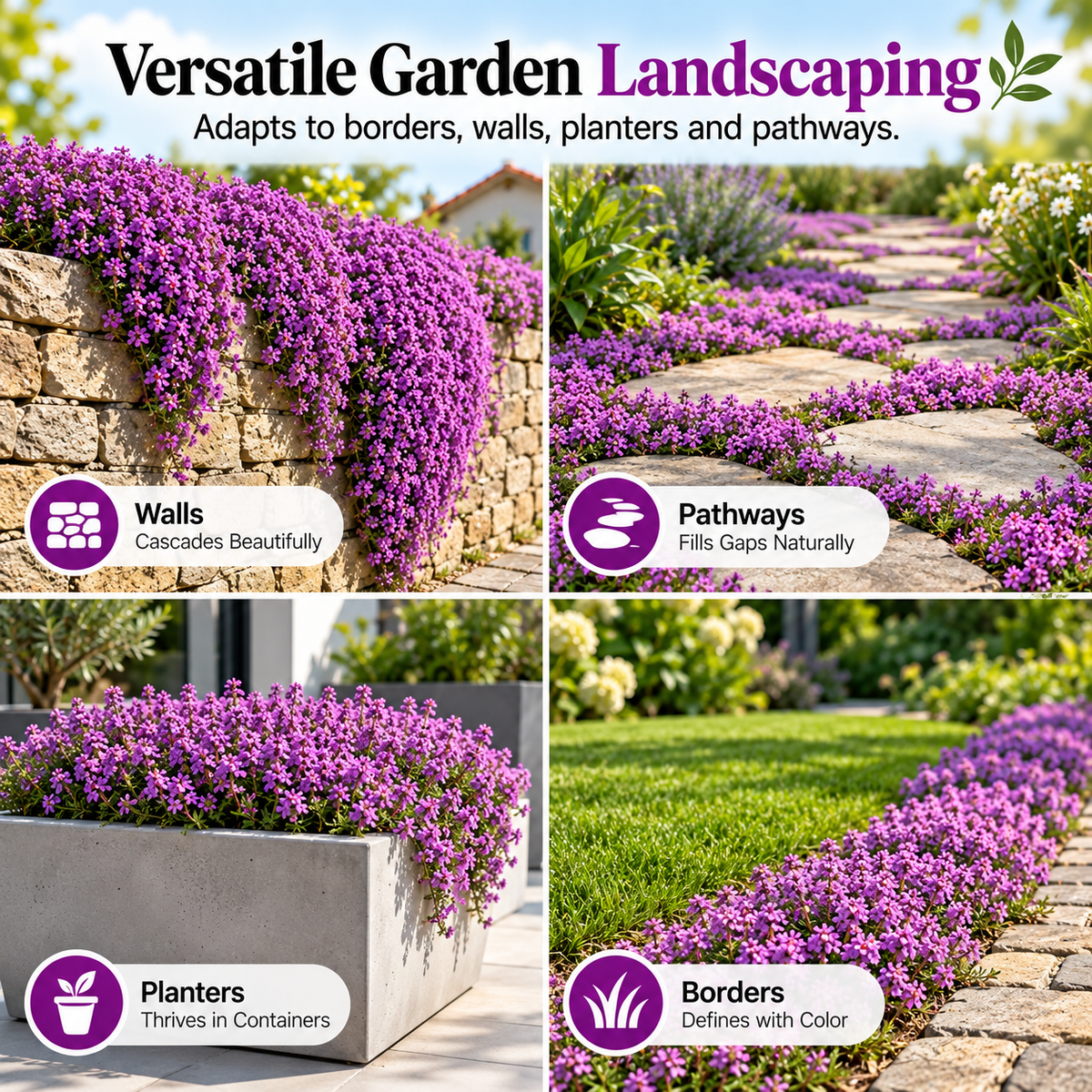 FloraCreep – Colorful Ground Cover Flower Seeds