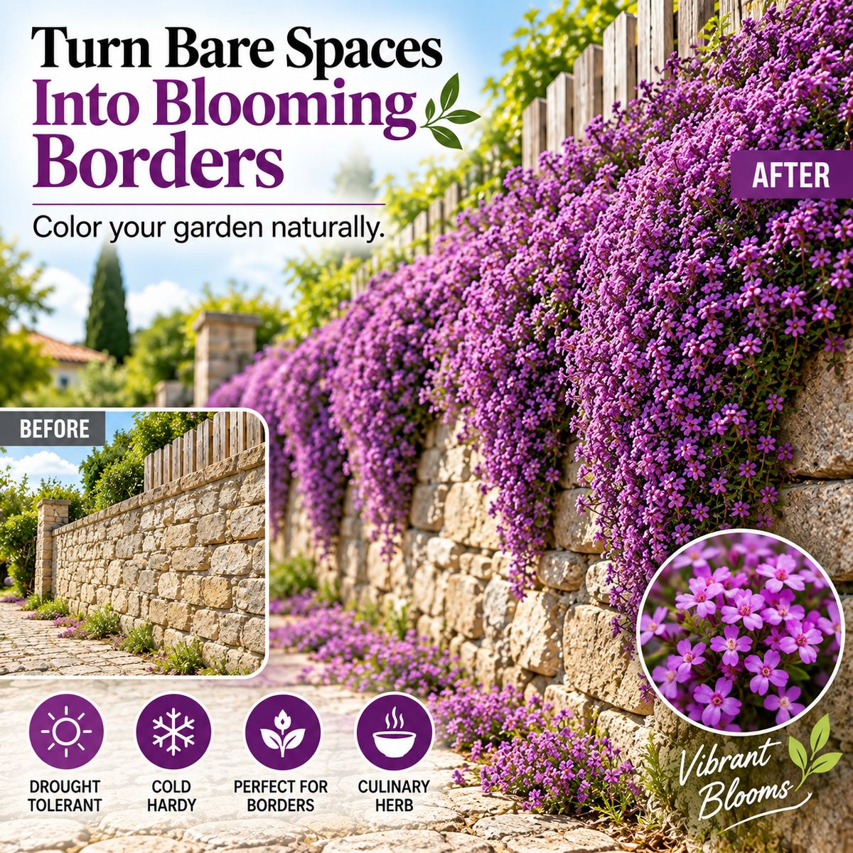 FloraCreep – Colorful Ground Cover Flower Seeds