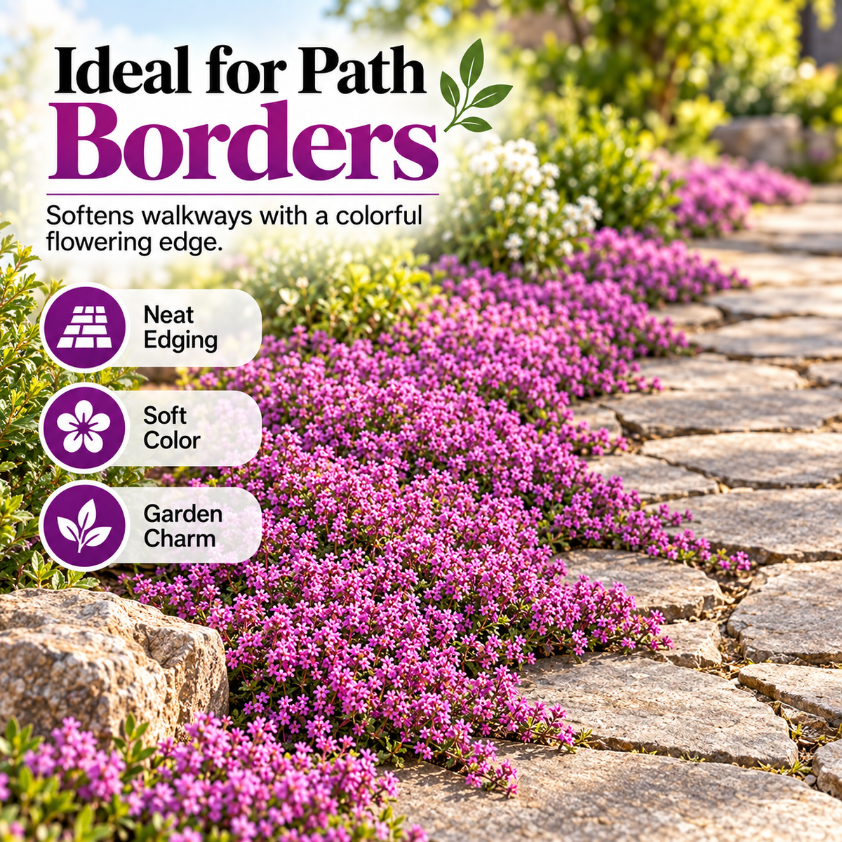 FloraCreep – Colorful Ground Cover Flower Seeds