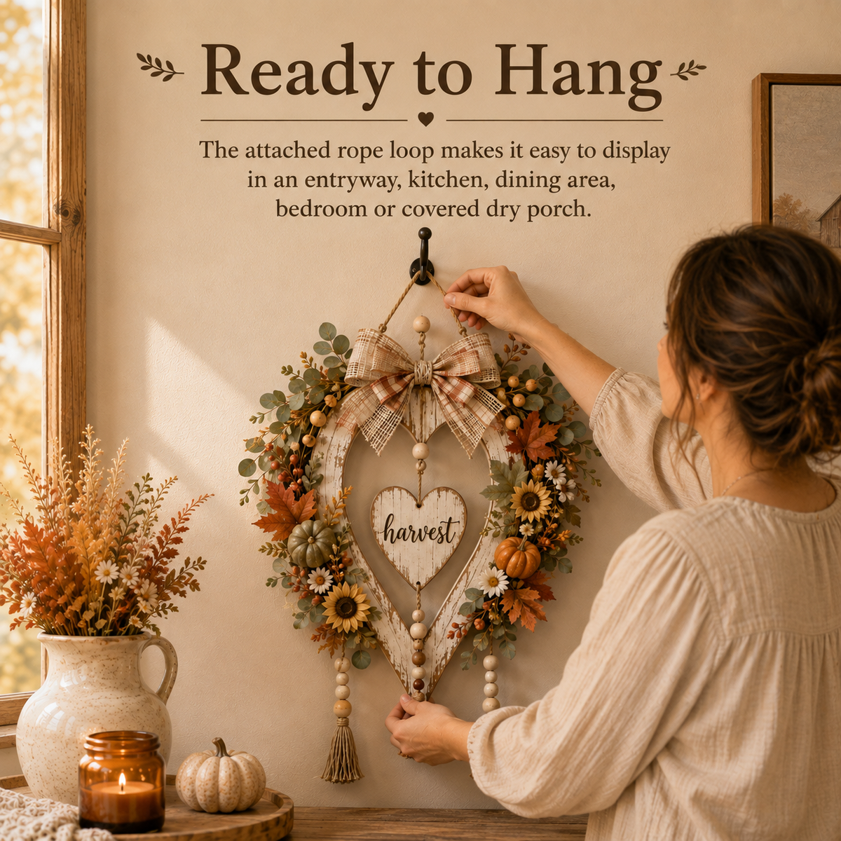 AutumnHeart – Harvest Pumpkin Farmhouse Decor
