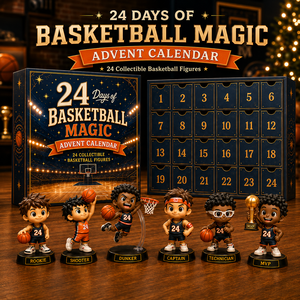 HoopMagic – 24-Day Basketball Christmas Calendar
