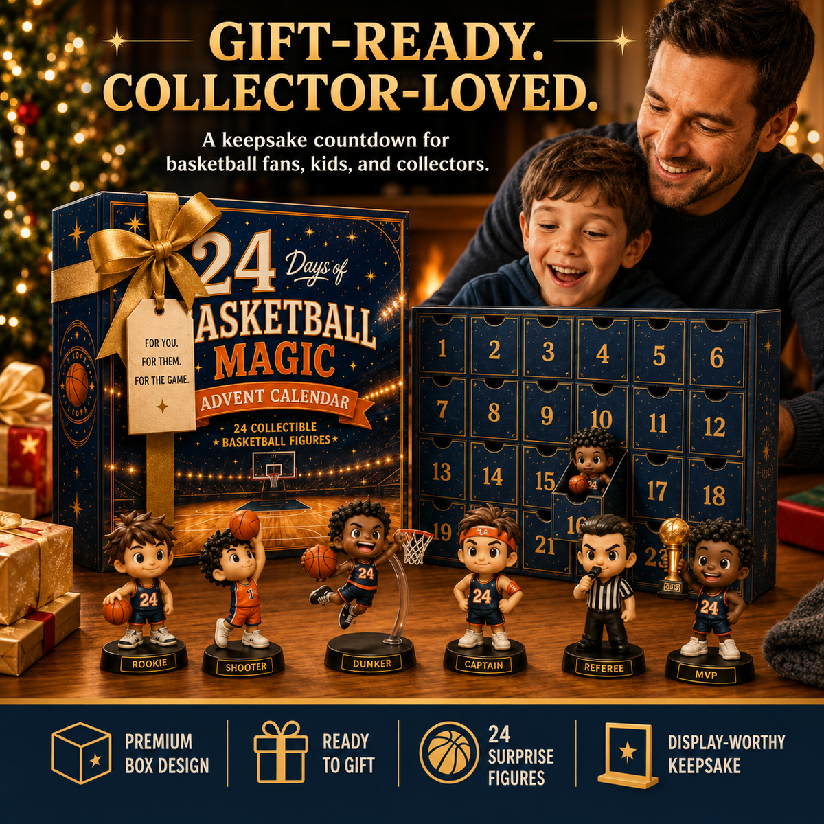 HoopMagic – 24-Day Basketball Christmas Calendar